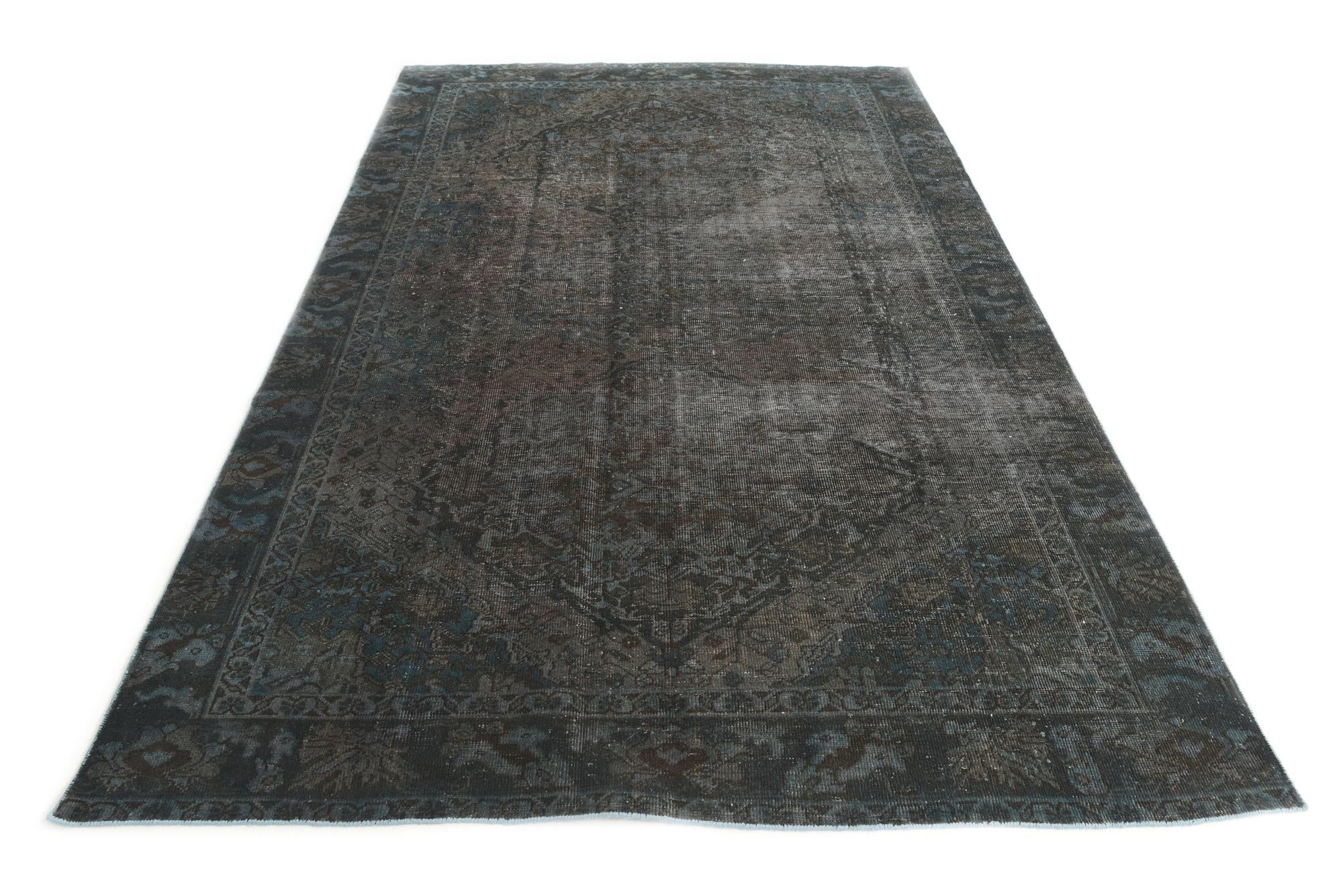 190cm x 305cm anudado a mano Ultra Vintage Alfombra Persa Lana