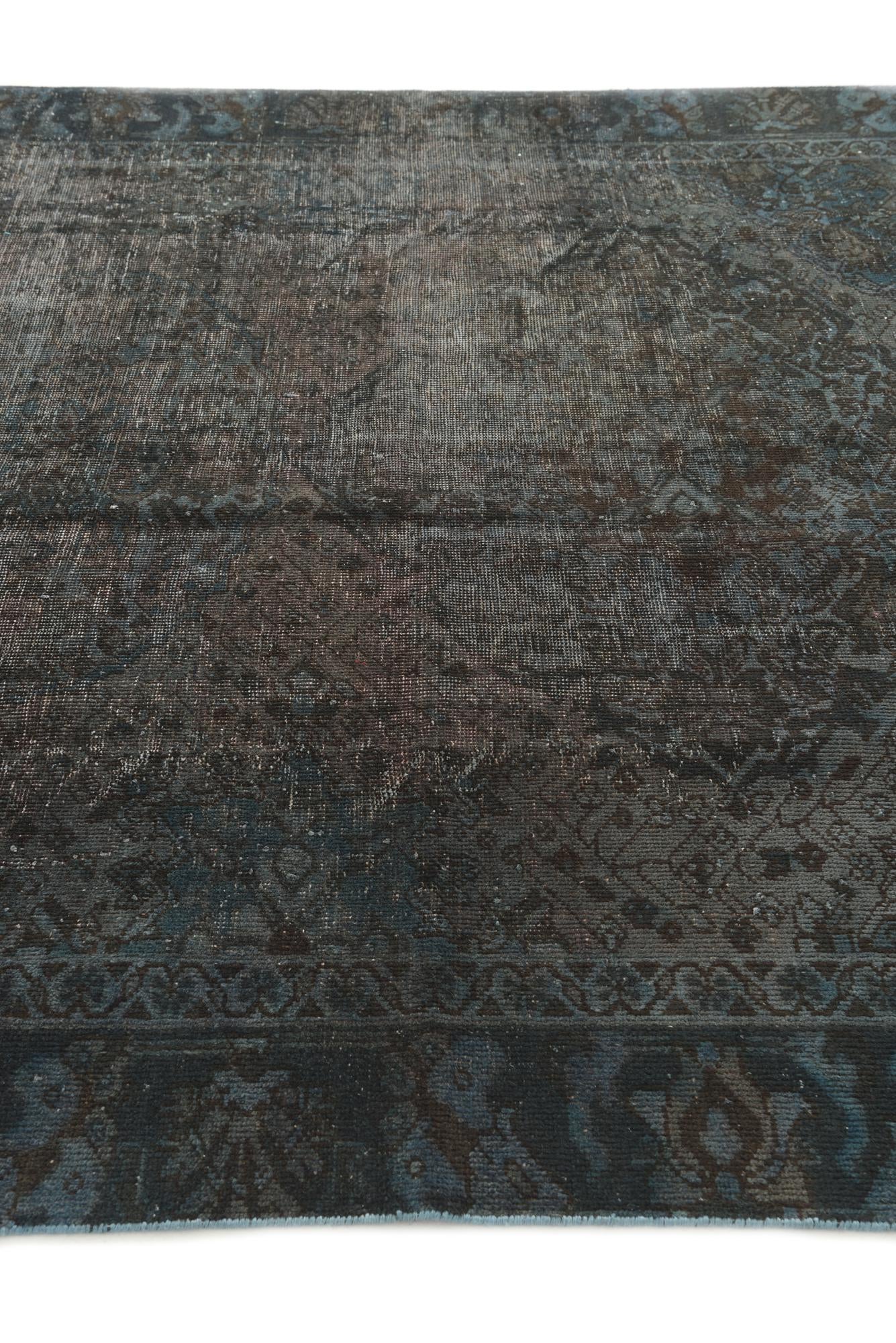 190cm x 305cm anudado a mano Ultra Vintage Alfombra Persa Lana
