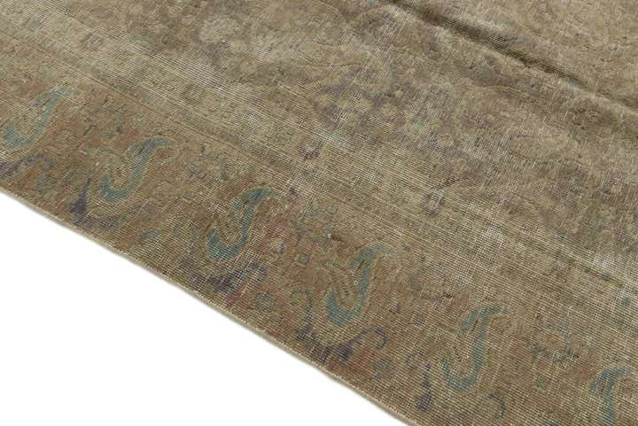 9' 7 x 12' 2 Hand Knotted Ultra Vintage Persian Wool Rug