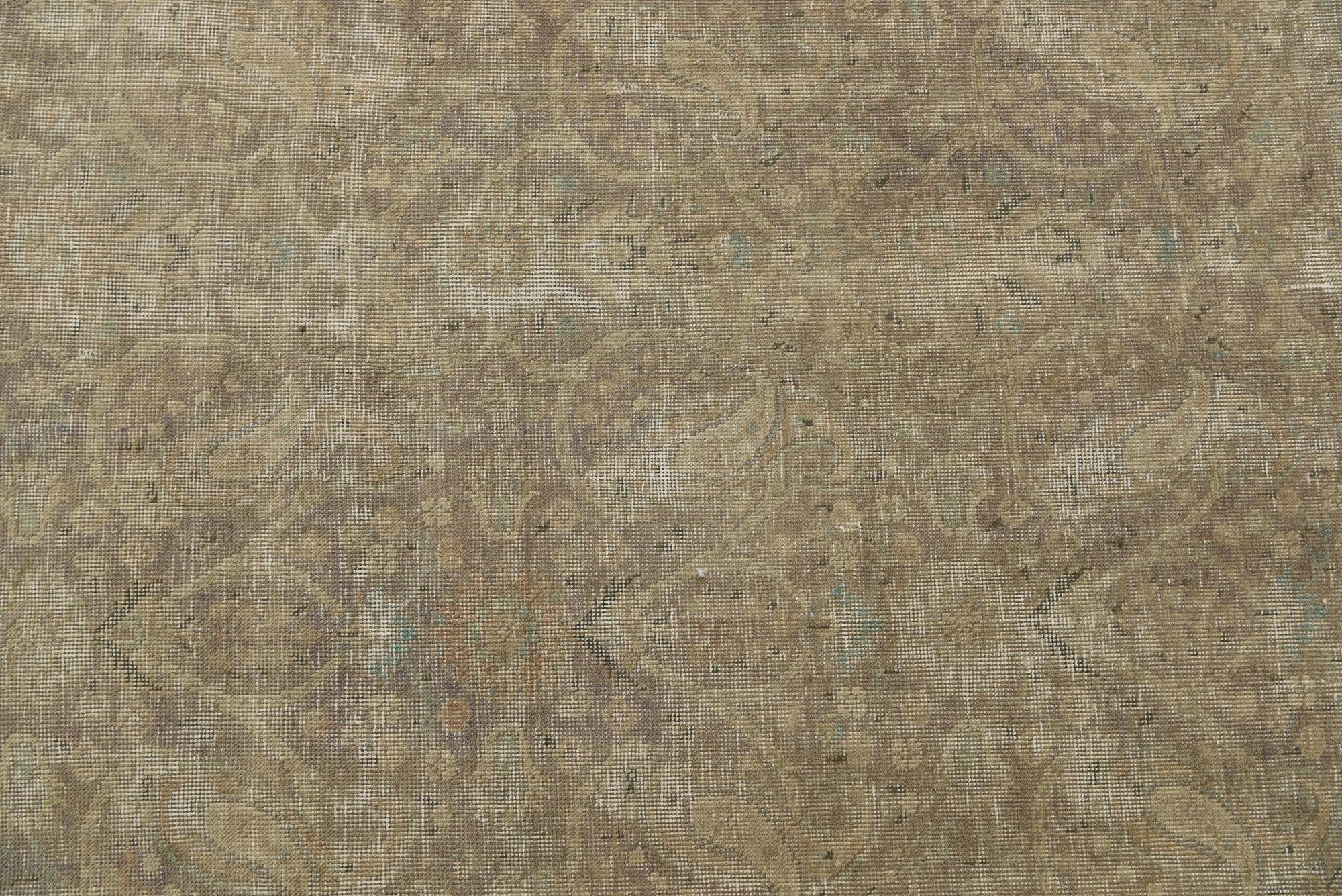 9' 7 x 12' 2 Hand Knotted Ultra Vintage Persian Wool Rug