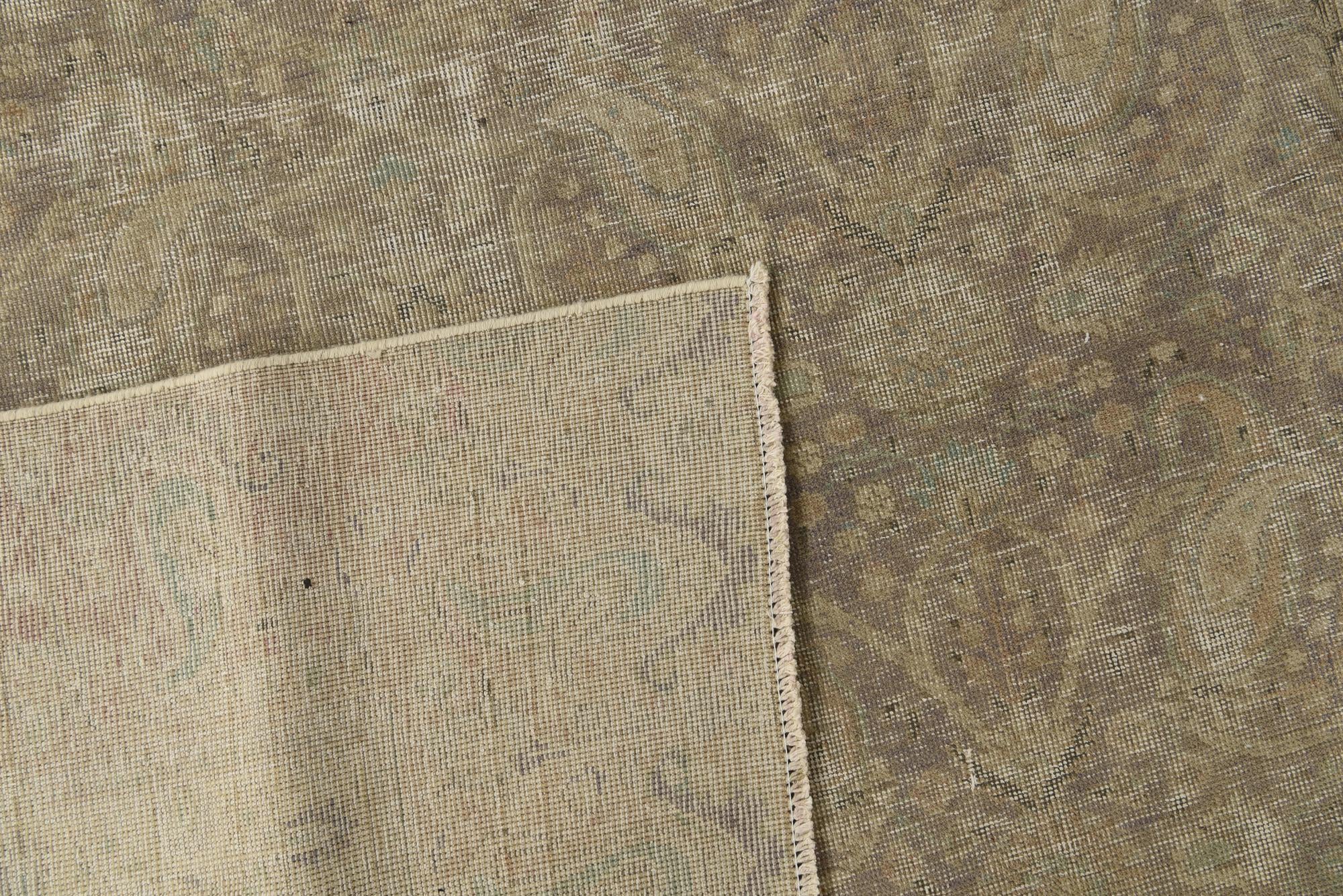 9' 7 x 12' 2 Hand Knotted Ultra Vintage Persian Wool Rug
