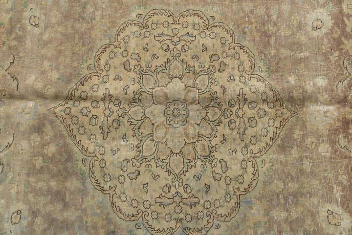 7' 5 x 10' Hand Knotted Ultra Vintage Persian Wool Rug
