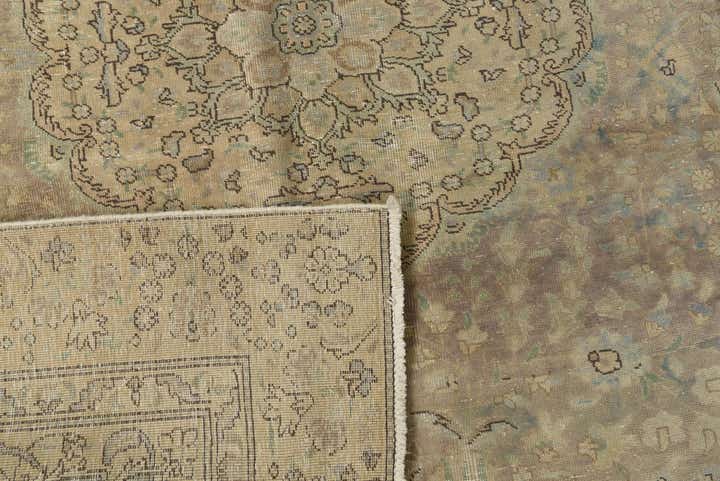 7' 5 x 10' Hand Knotted Ultra Vintage Persian Wool Rug