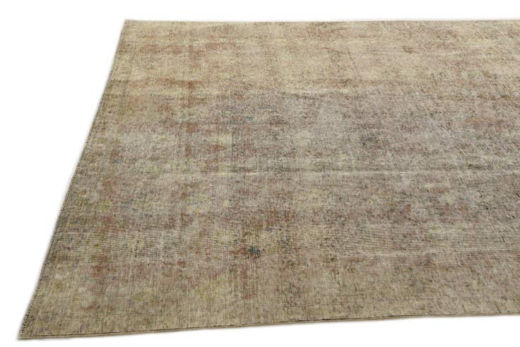 Detail image of 7' 5 x 13' 5 Hand Knotted Ultra Vintage Persian Wool Rug