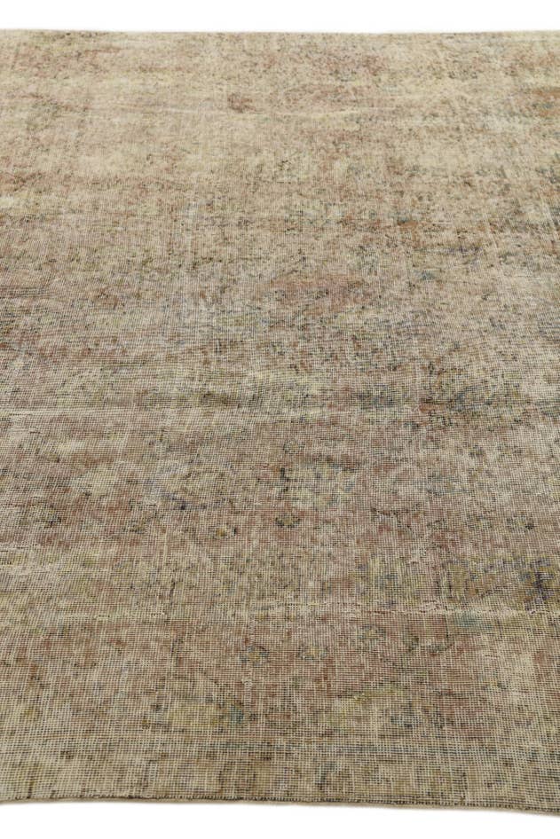 Detail image of 7' 5 x 13' 5 Hand Knotted Ultra Vintage Persian Wool Rug