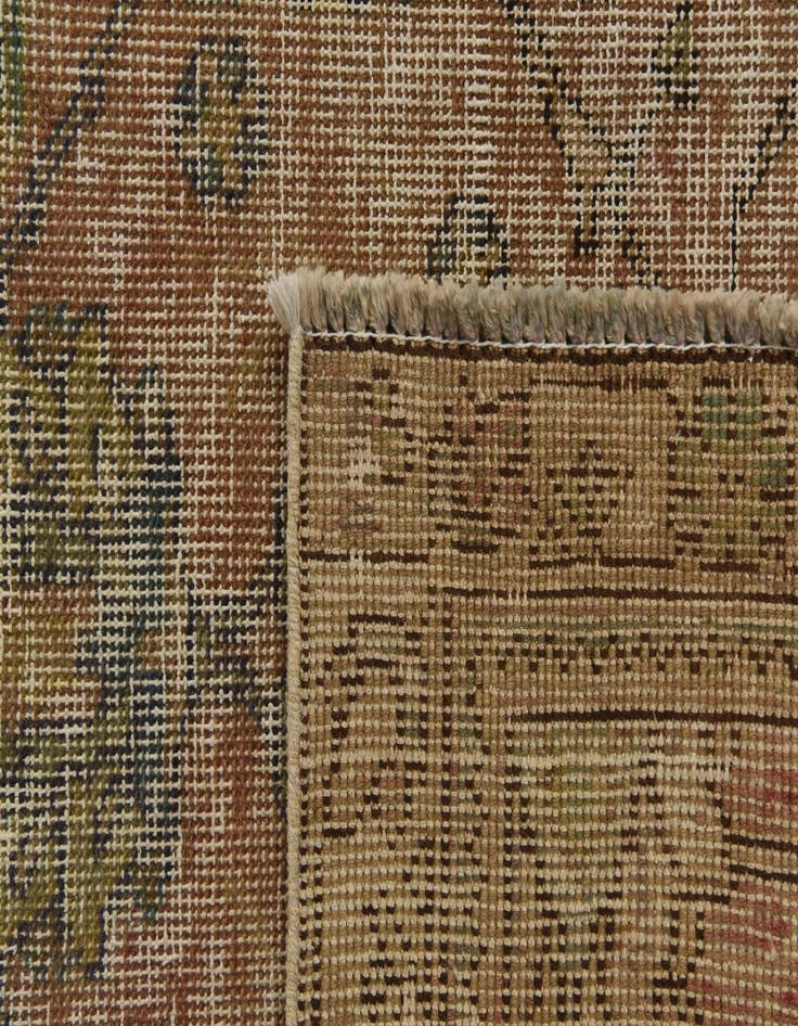 Detail image of 7' 5 x 13' 5  Hand Knotted Ultra Vintage Persian Wool Rug