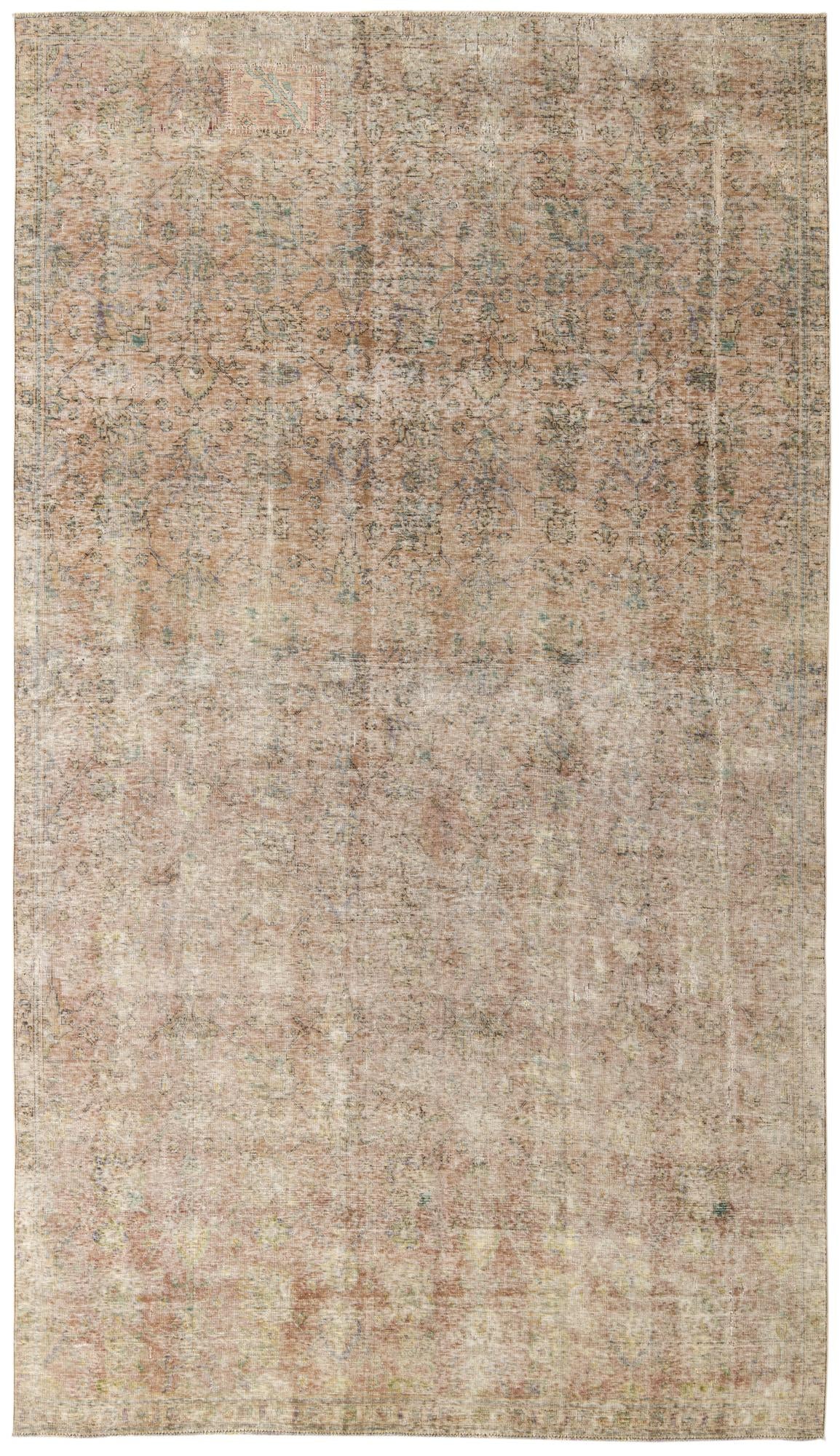 7' 5 x 13' 5 Hand Knotted Ultra Vintage Persian Wool Rug