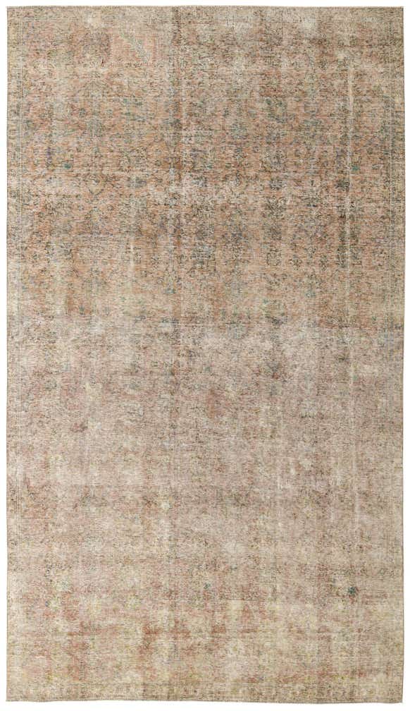 7' 5 x 13' 5 Hand Knotted Ultra Vintage Persian Wool Rug