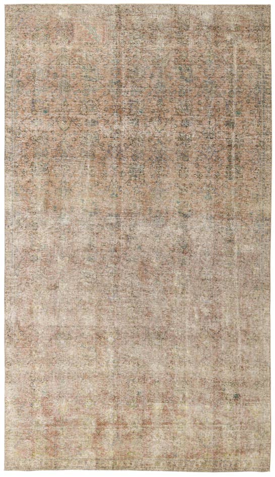Detail image of 7' 5 x 13' 5 Hand Knotted Ultra Vintage Persian Wool Rug