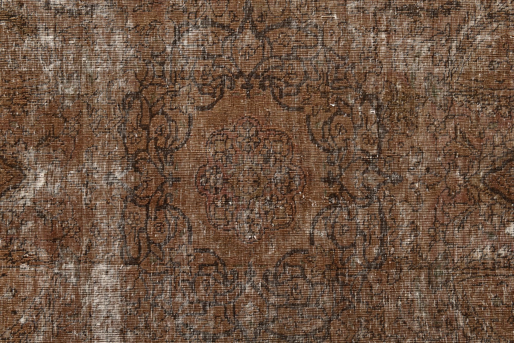 9' 10 x 12' 9 Hand Knotted Ultra Vintage Persian Wool Rug