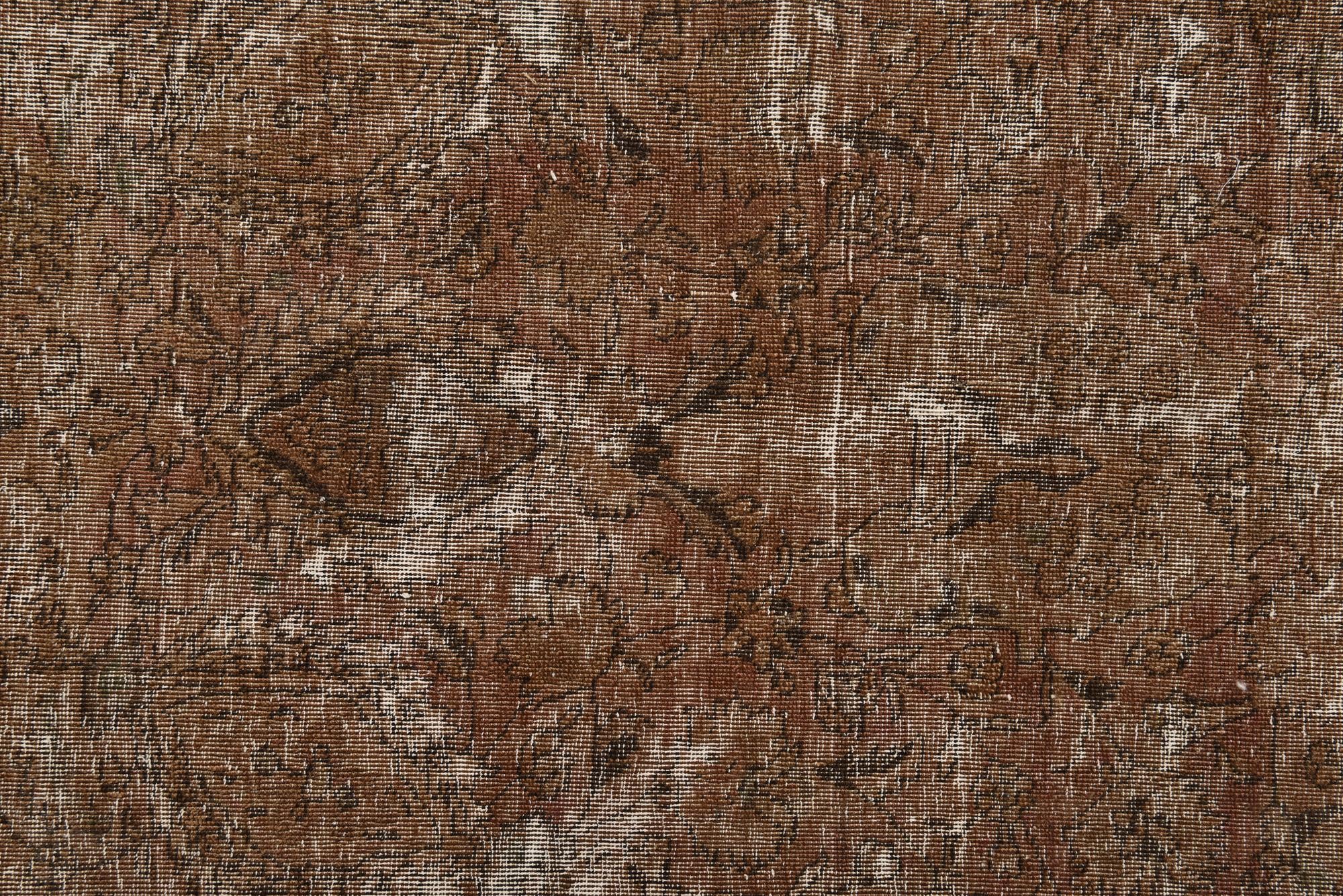 9' 10 x 12' 9 Hand Knotted Ultra Vintage Persian Wool Rug