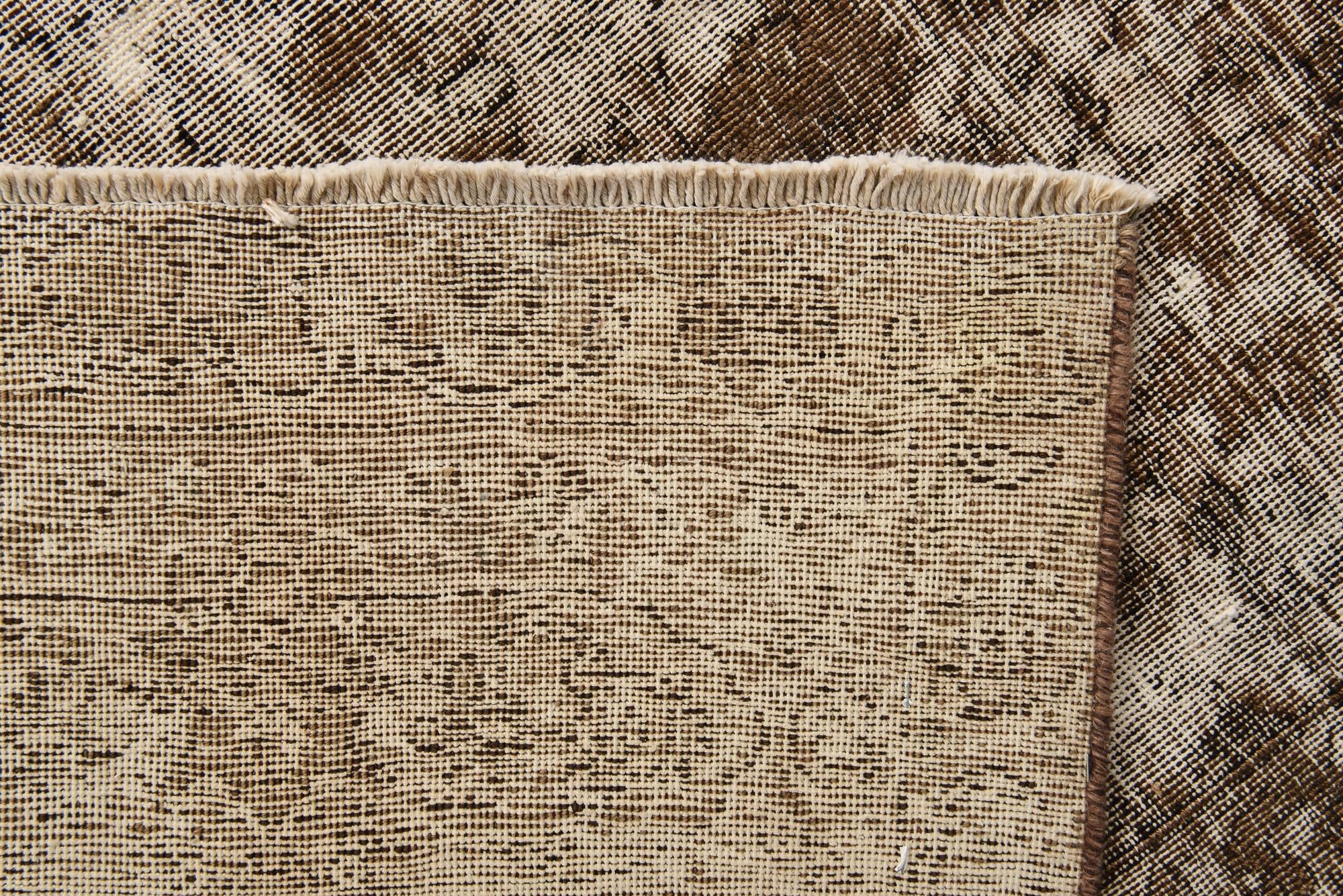 9' 10 x 12' 9 Hand Knotted Ultra Vintage Persian Wool Rug