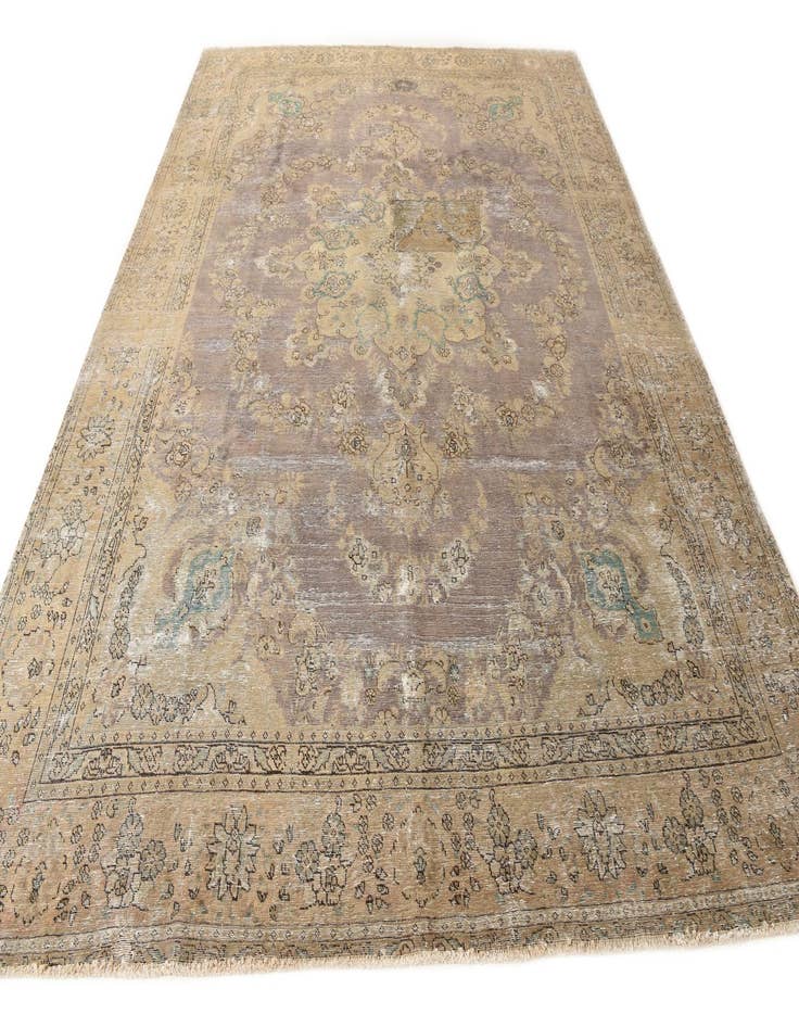 Detail image of 9' 5 x 12' 6 Hand Knotted Ultra Vintage Persian Wool Rug