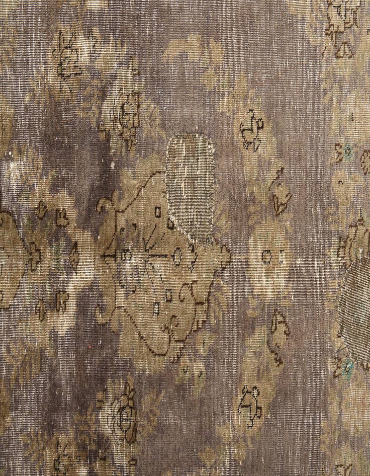 Detail image of 9' 5 x 12' 6 Hand Knotted Ultra Vintage Persian Wool Rug