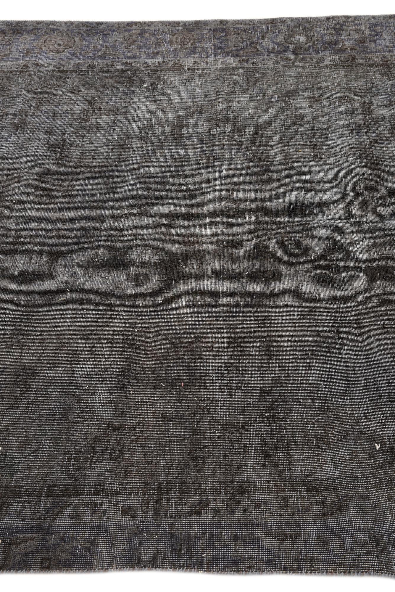 5' 11 x 9' 8 Hand Knotted Ultra Vintage Persian Wool Rug