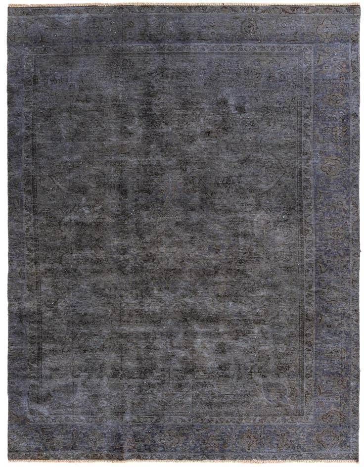 Detail image of 5' 11 x 9' 8 Hand Knotted Ultra Vintage Persian Wool Rug