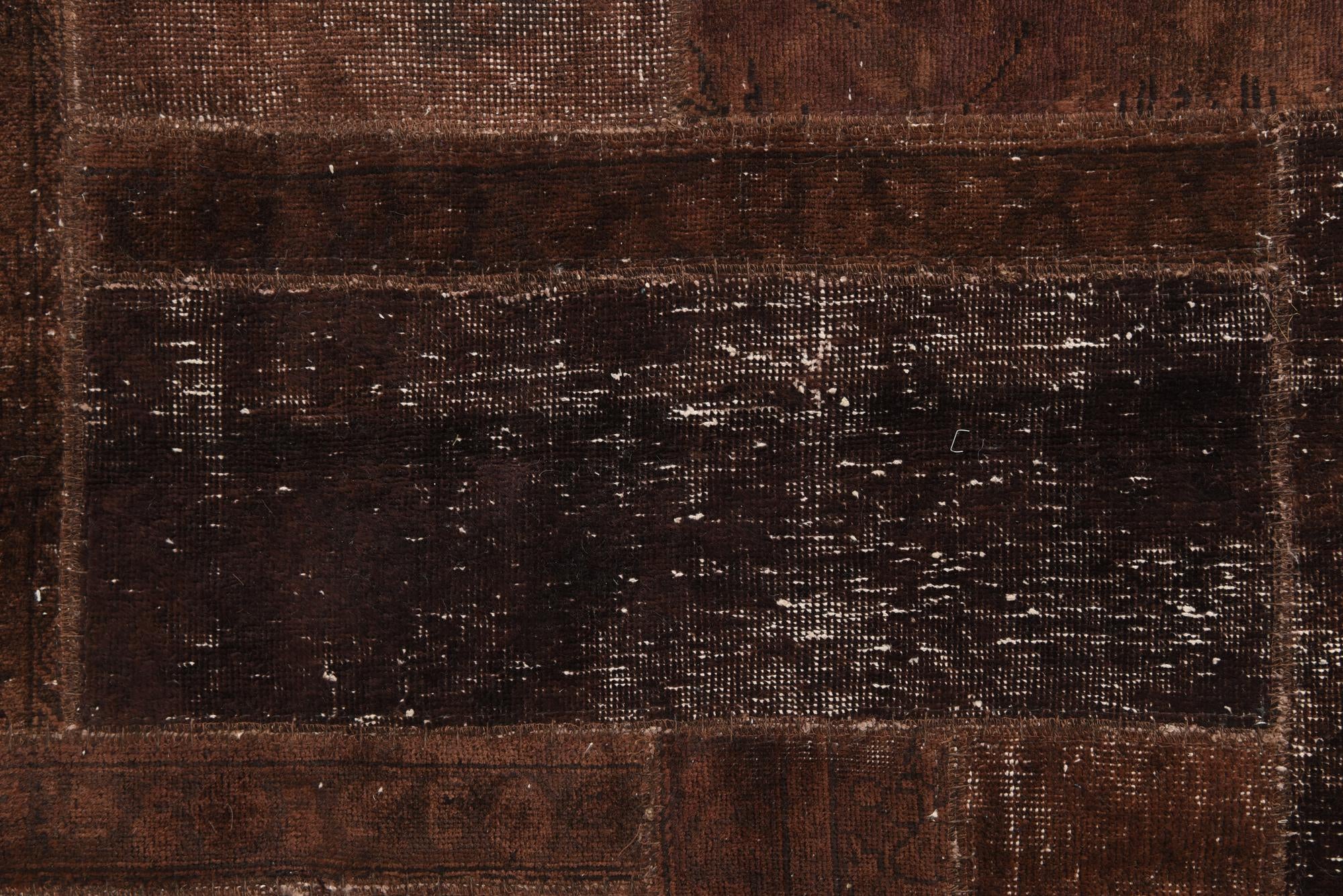 5' 8 x 8' Hand Knotted Ultra Vintage Persian Wool Rug