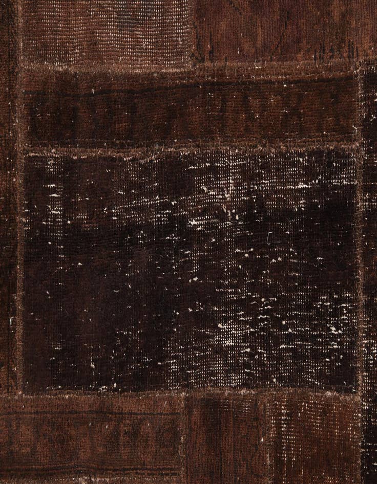 Detail image of 5' 8 x 8'  Hand Knotted Ultra Vintage Persian Wool Rug