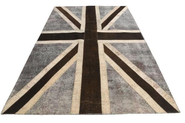 6' 7 x 10' Hand Knotted Ultra Vintage Persian Wool Rug