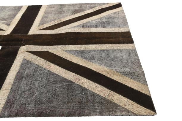 6' 7 x 10' Hand Knotted Ultra Vintage Persian Wool Rug