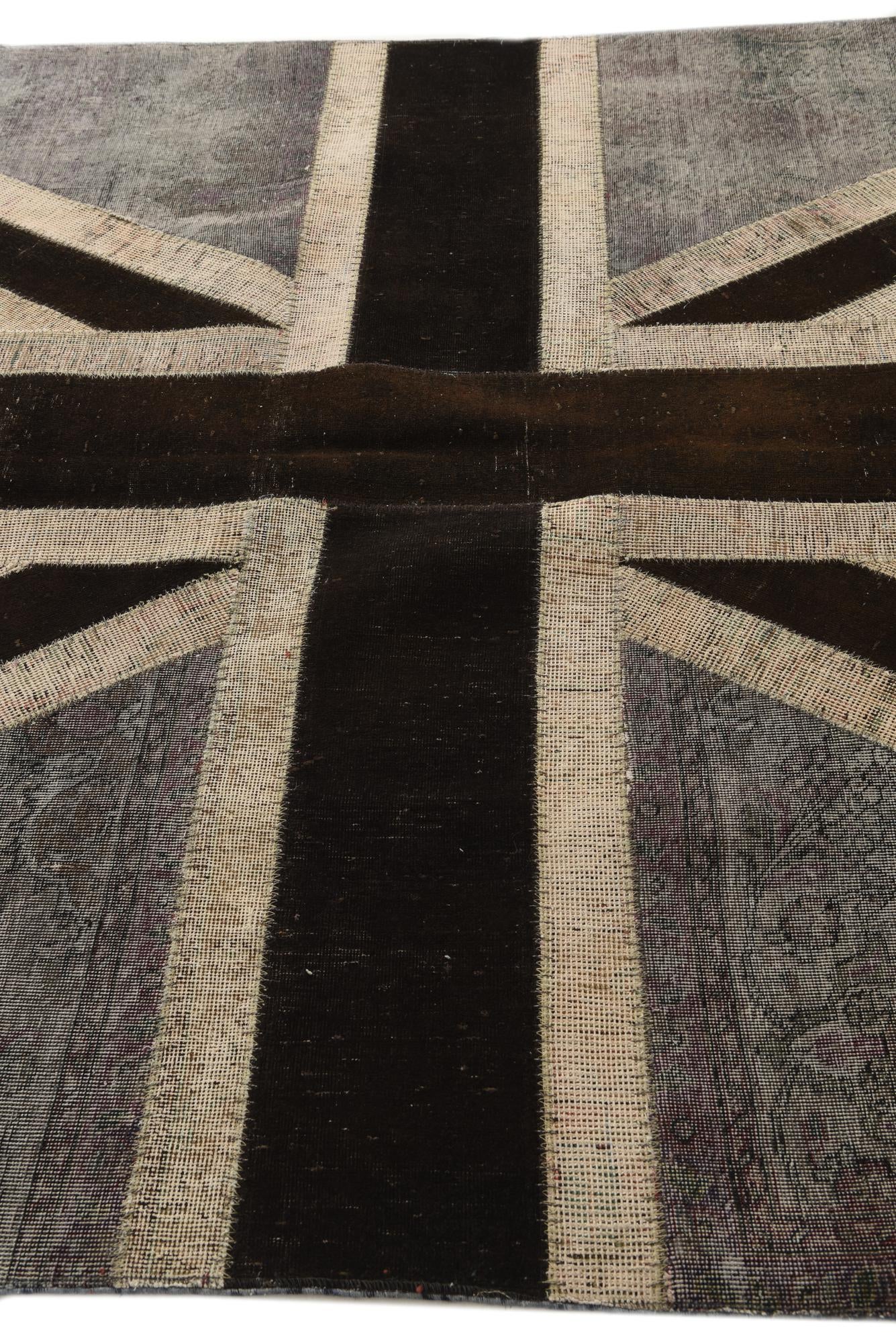 6' 7 x 10' Hand Knotted Ultra Vintage Persian Wool Rug