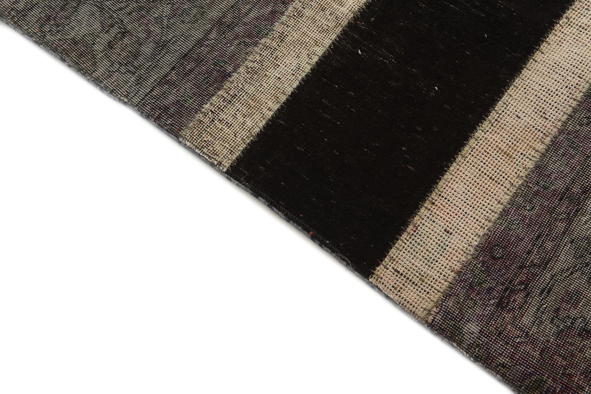 6' 7 x 10' Hand Knotted Ultra Vintage Persian Wool Rug