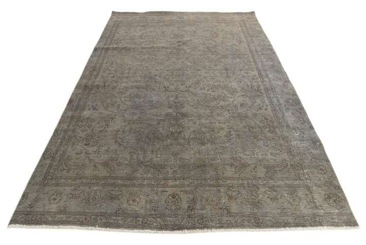 6' 10 x 10' 7 Hand Knotted Ultra Vintage Persian Wool Rug