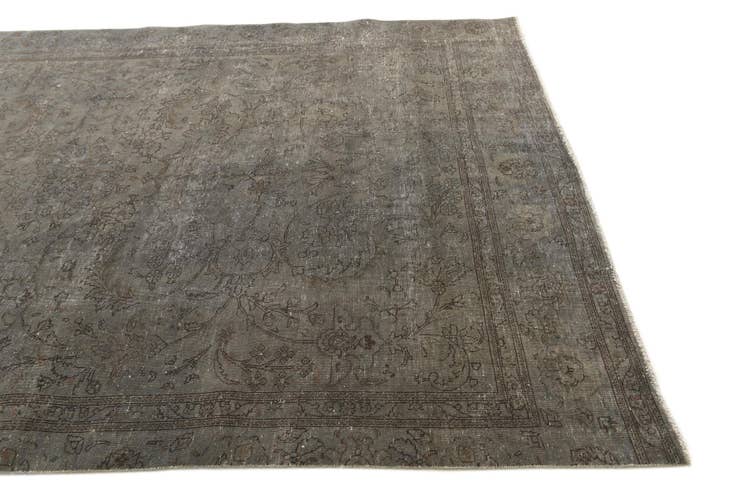 Detail image of 6' 10 x 10' 7 Hand Knotted Ultra Vintage Persian Wool Rug