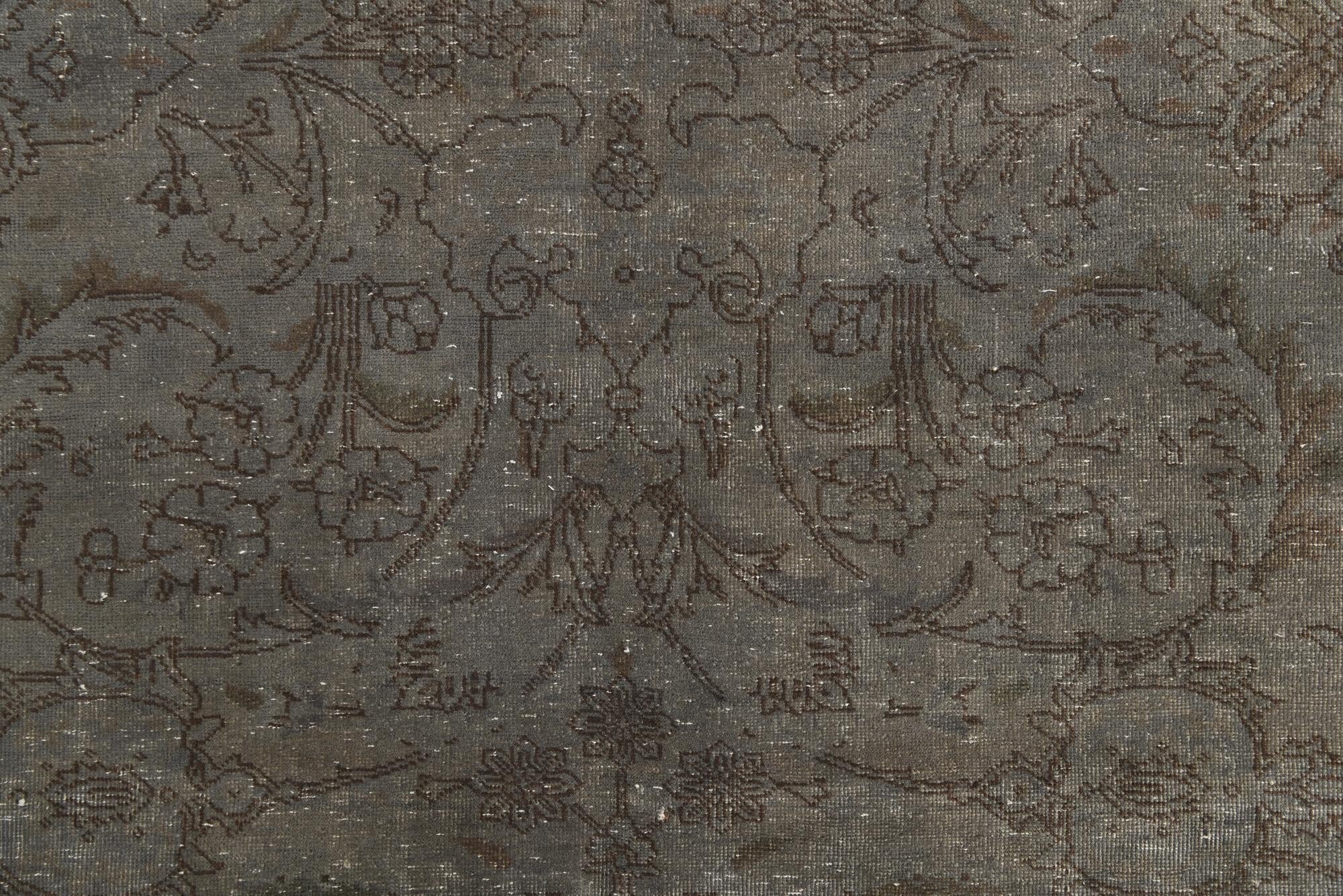 6' 10 x 10' 7 Hand Knotted Ultra Vintage Persian Wool Rug