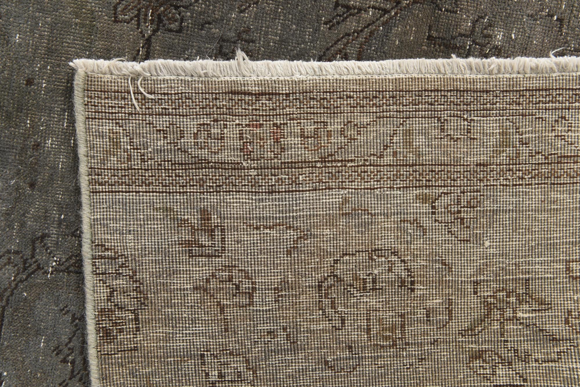 6' 10 x 10' 7 Hand Knotted Ultra Vintage Persian Wool Rug