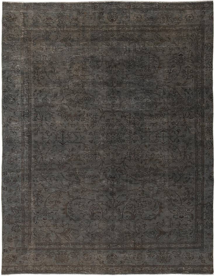 Detail image of 6' 10 x 10' 7 Hand Knotted Ultra Vintage Persian Wool Rug