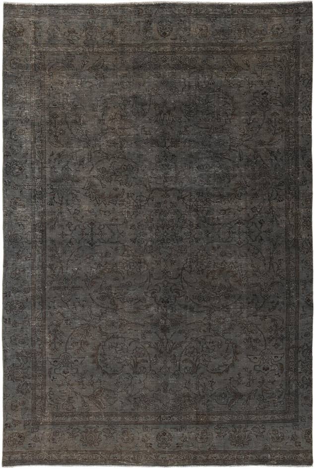 Detail image of 6' 10 x 10' 7 Hand Knotted Ultra Vintage Persian Wool Rug
