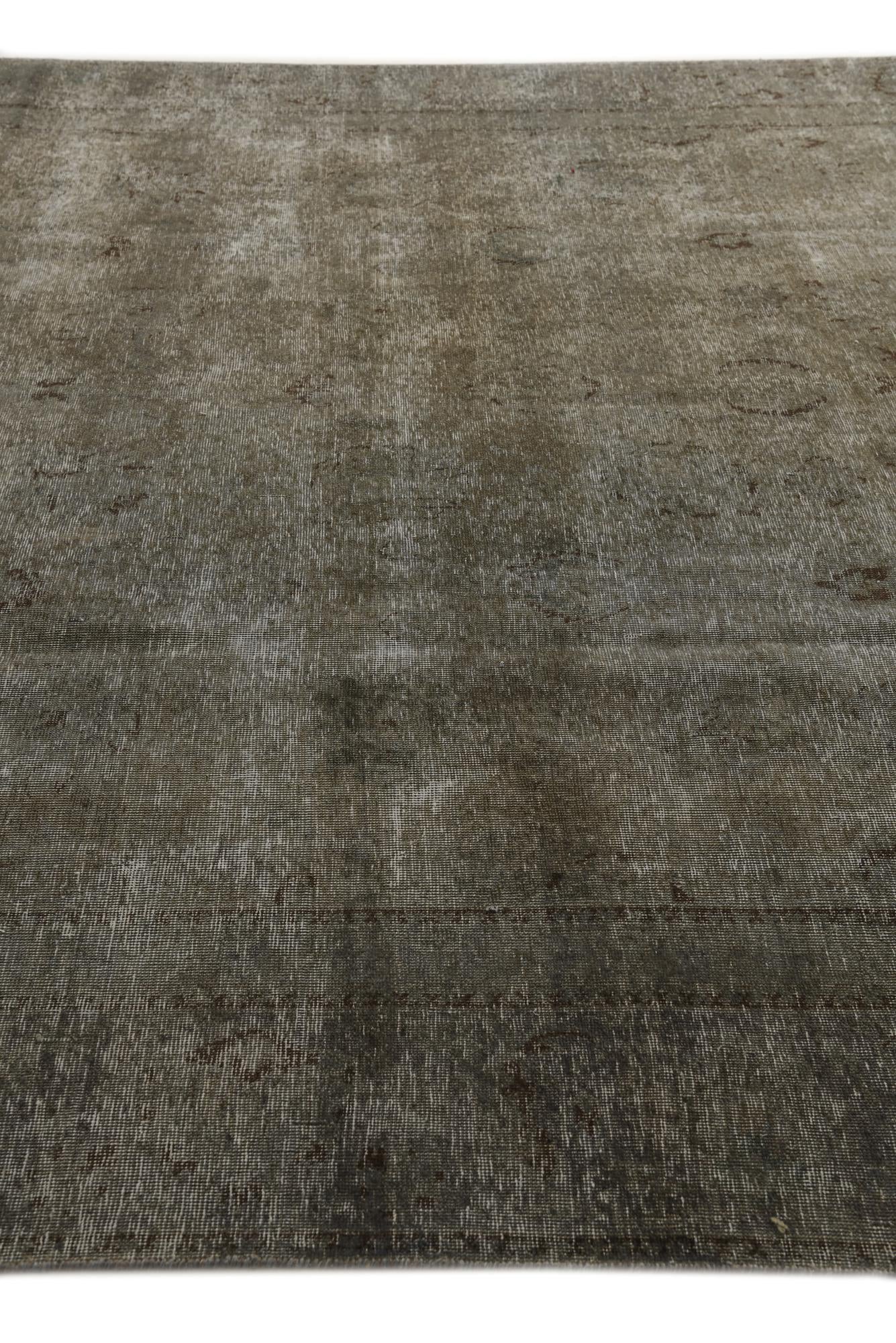 8' 10 x 10' 5 Hand Knotted Ultra Vintage Persian Wool Rug