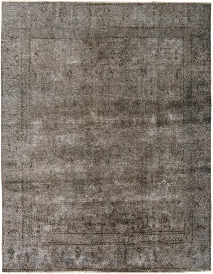 Detail image of 8' 10 x 10' 5 Hand Knotted Ultra Vintage Persian Wool Rug