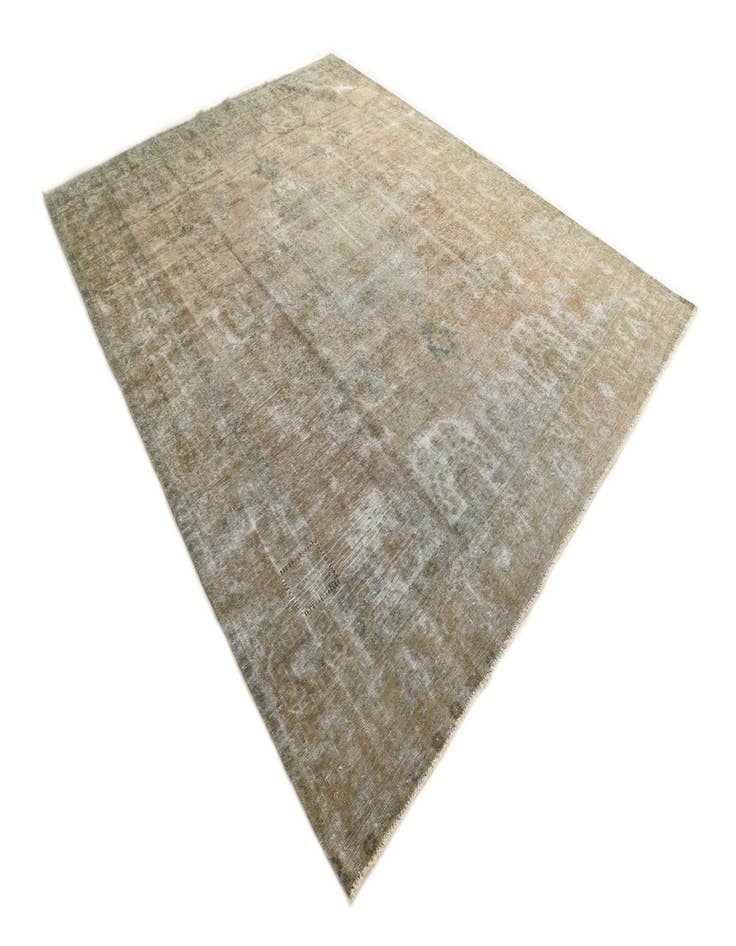 Detail image of 9' 8 x 12' 5  Hand Knotted Ultra Vintage Persian Wool Rug