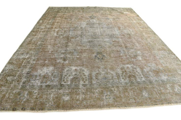 Detailansicht von 295cm x 380cm Handgeknüpft Ultra Vintage Persisch Wolle Teppich