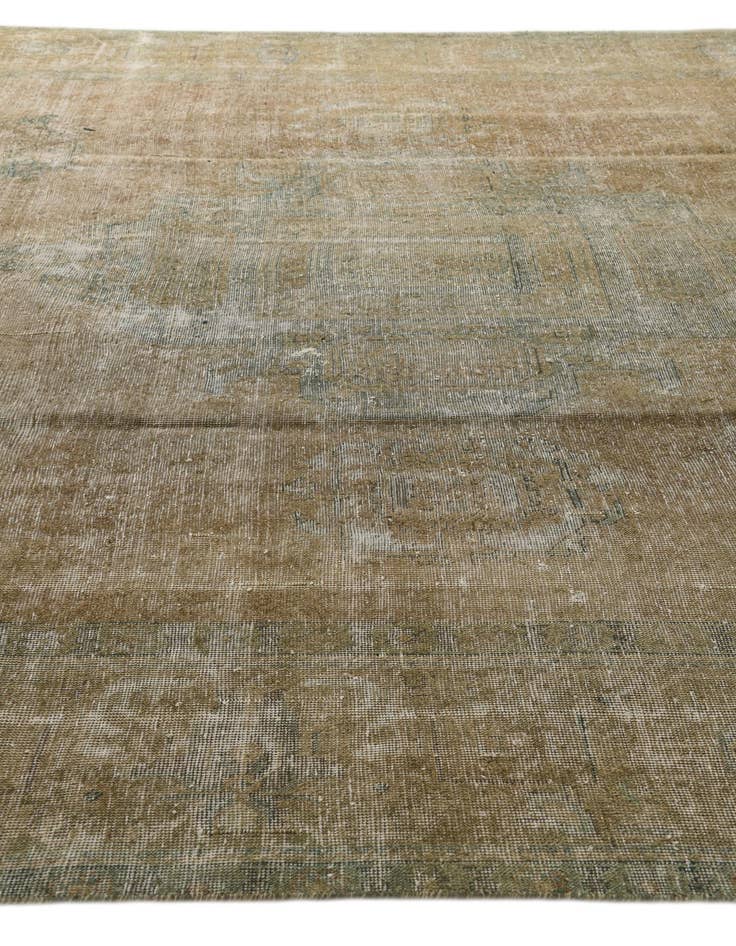 Detail image of 9' 8 x 12' 5  Hand Knotted Ultra Vintage Persian Wool Rug