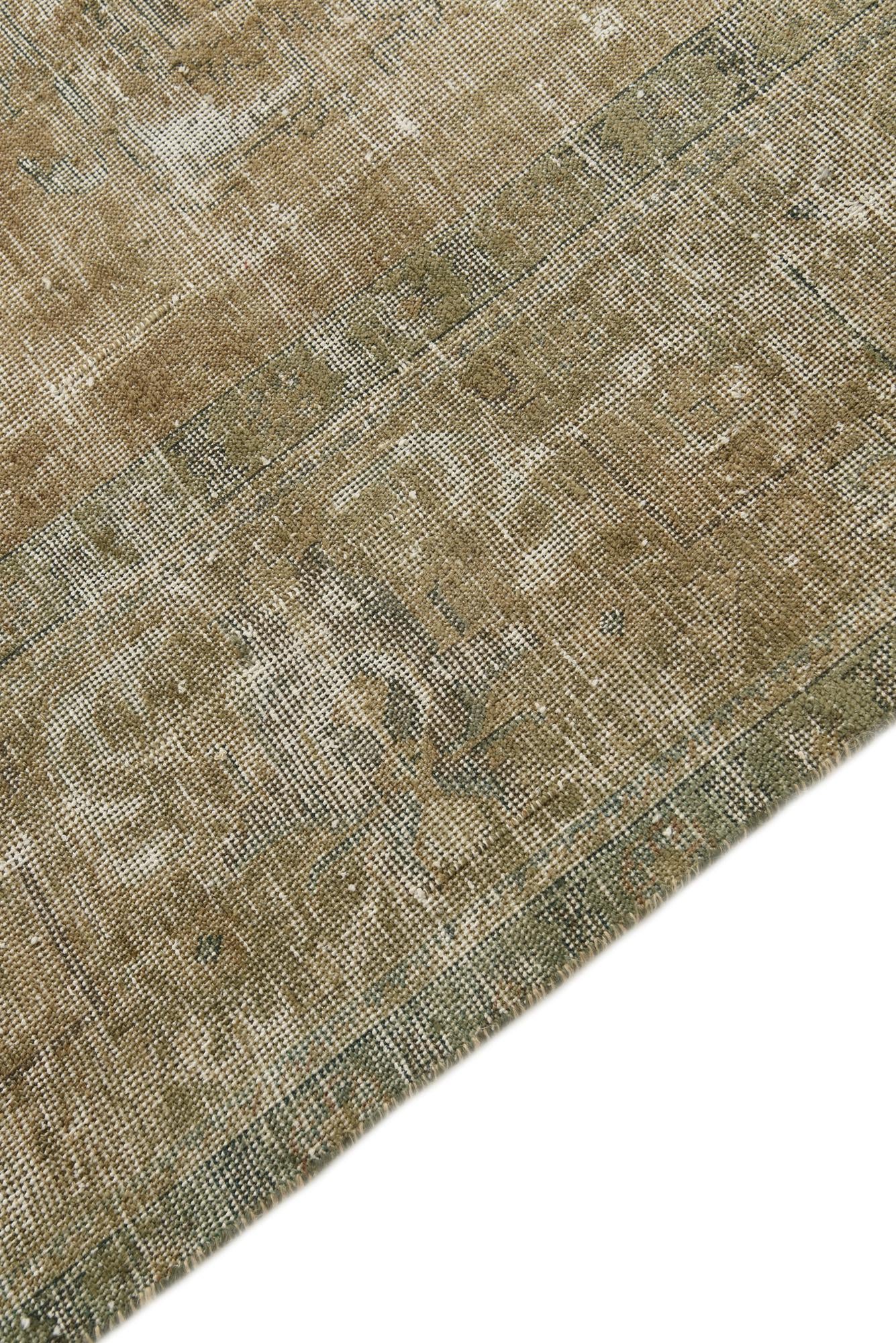 9' 8 x 12' 5 Hand Knotted Ultra Vintage Persian Wool Rug