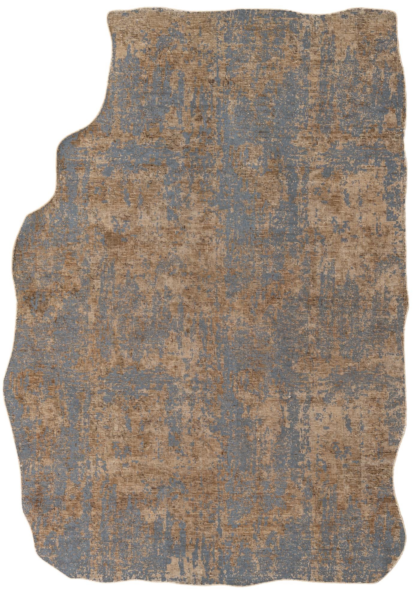 5' 2 x 7' 8 Hand Knotted Ultra Vintage Persian Wool Rug