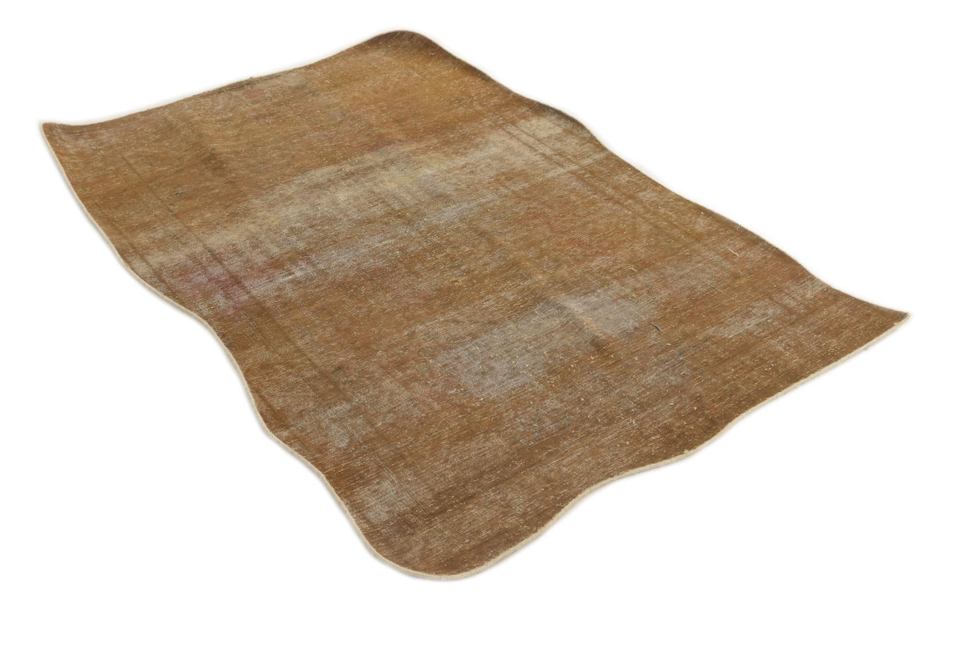 4' x 6' Hand Knotted Ultra Vintage Persian Wool Rug