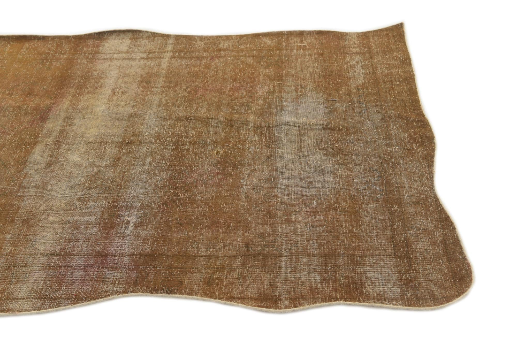 4' x 6' Hand Knotted Ultra Vintage Persian Wool Rug