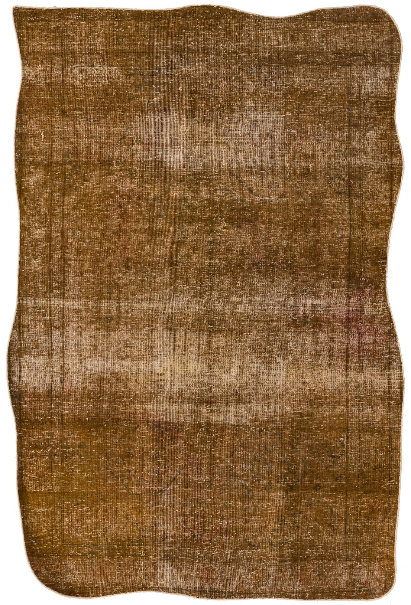 4' x 6' Hand Knotted Ultra Vintage Persian Wool Rug