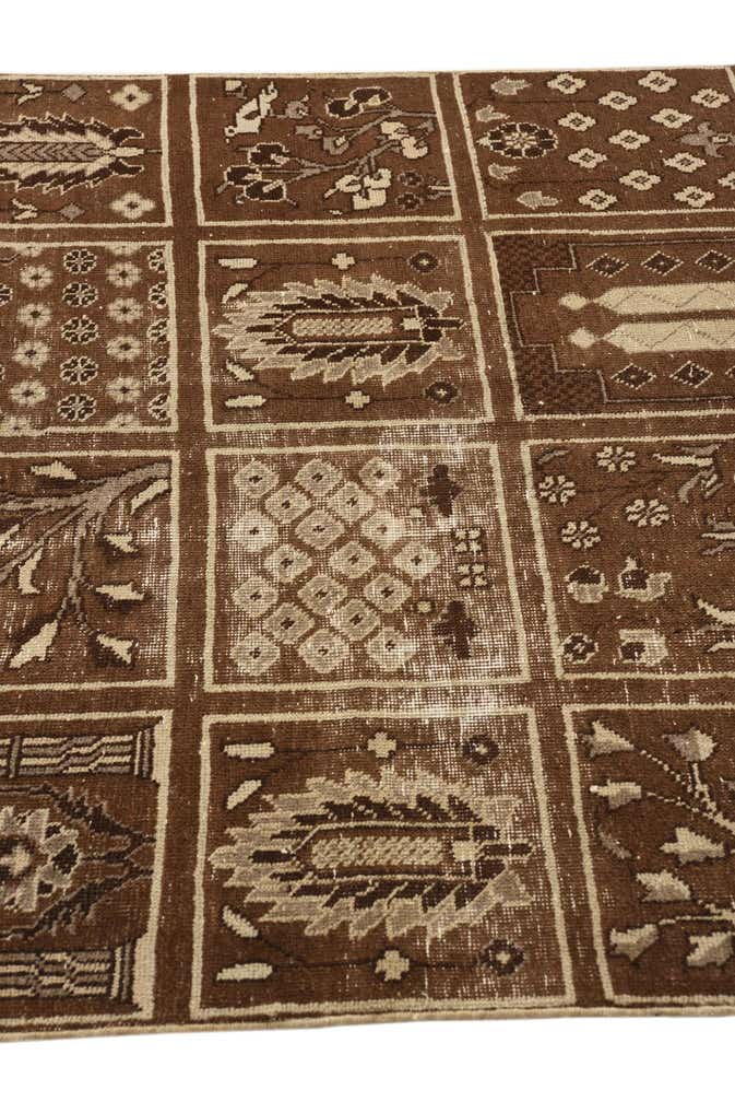 4' x 6' 10 Hand Knotted Ultra Vintage Persian Wool Rug