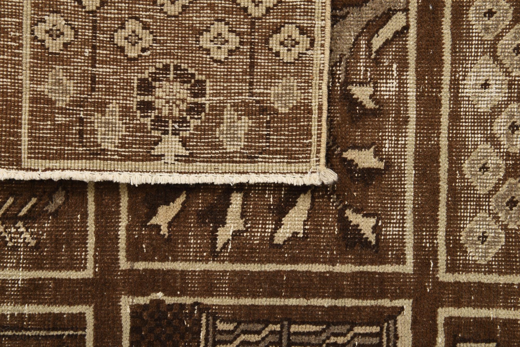 4' x 6' 10 Hand Knotted Ultra Vintage Persian Wool Rug