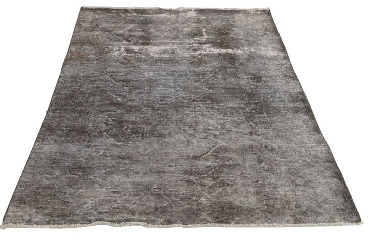 Detail image of 4' 10 x 6' 9 Hand Knotted Ultra Vintage Persian Wool Rug