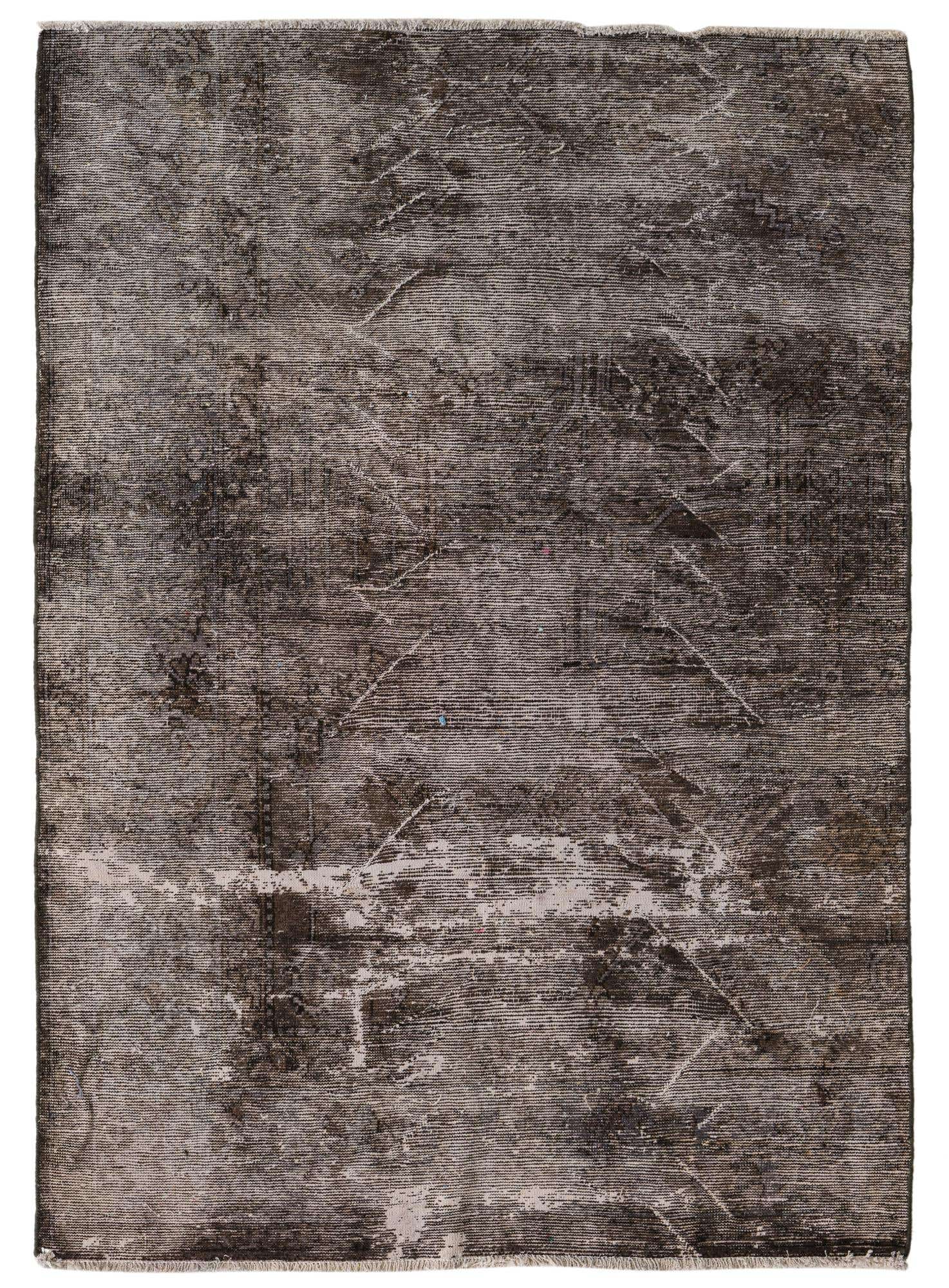 4' 10 x 6' 9 Hand Knotted Ultra Vintage Persian Wool Rug