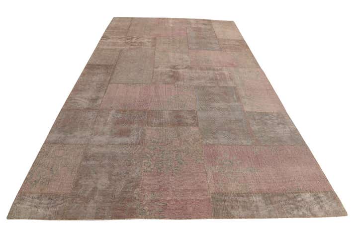 6' 8 x 12' Hand Knotted Ultra Vintage Persian Wool Rug