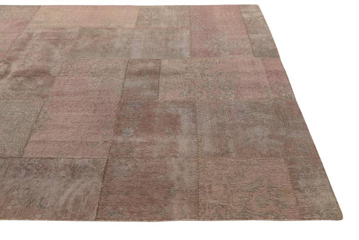 Detail image of 6' 8 x 12' Hand Knotted Ultra Vintage Persian Wool Rug