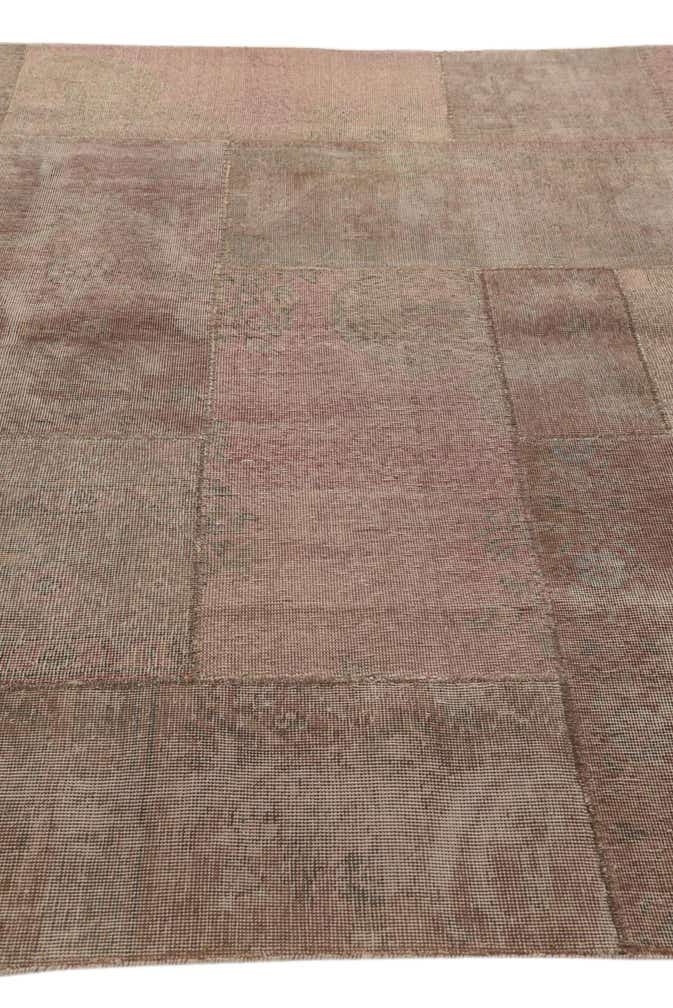 6' 8 x 12' Hand Knotted Ultra Vintage Persian Wool Rug