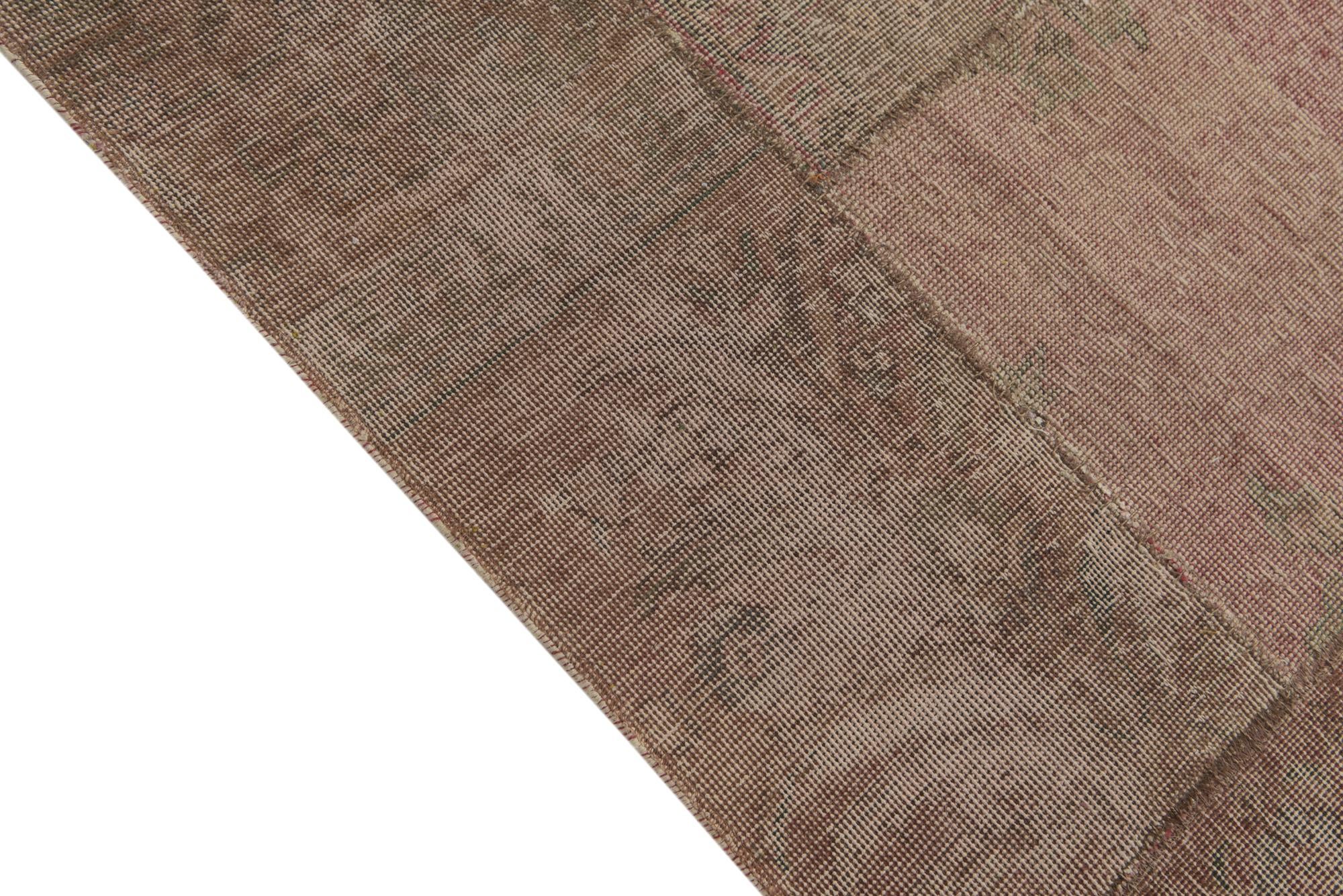 6' 8 x 12' Hand Knotted Ultra Vintage Persian Wool Rug